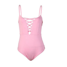 Load image into Gallery viewer, Sexy  Front Bandage One-Piece Swimsuit