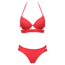 Load image into Gallery viewer, 2018 Women Black Bandage Swimsuit