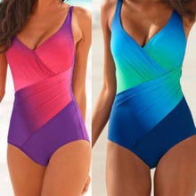 Load image into Gallery viewer, Hot Rose/Purple Gradual Color  bikini