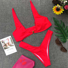 Load image into Gallery viewer, Sexy Bandage Bathing Suits Bikinis