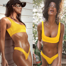 Load image into Gallery viewer, Women Solid Bikini